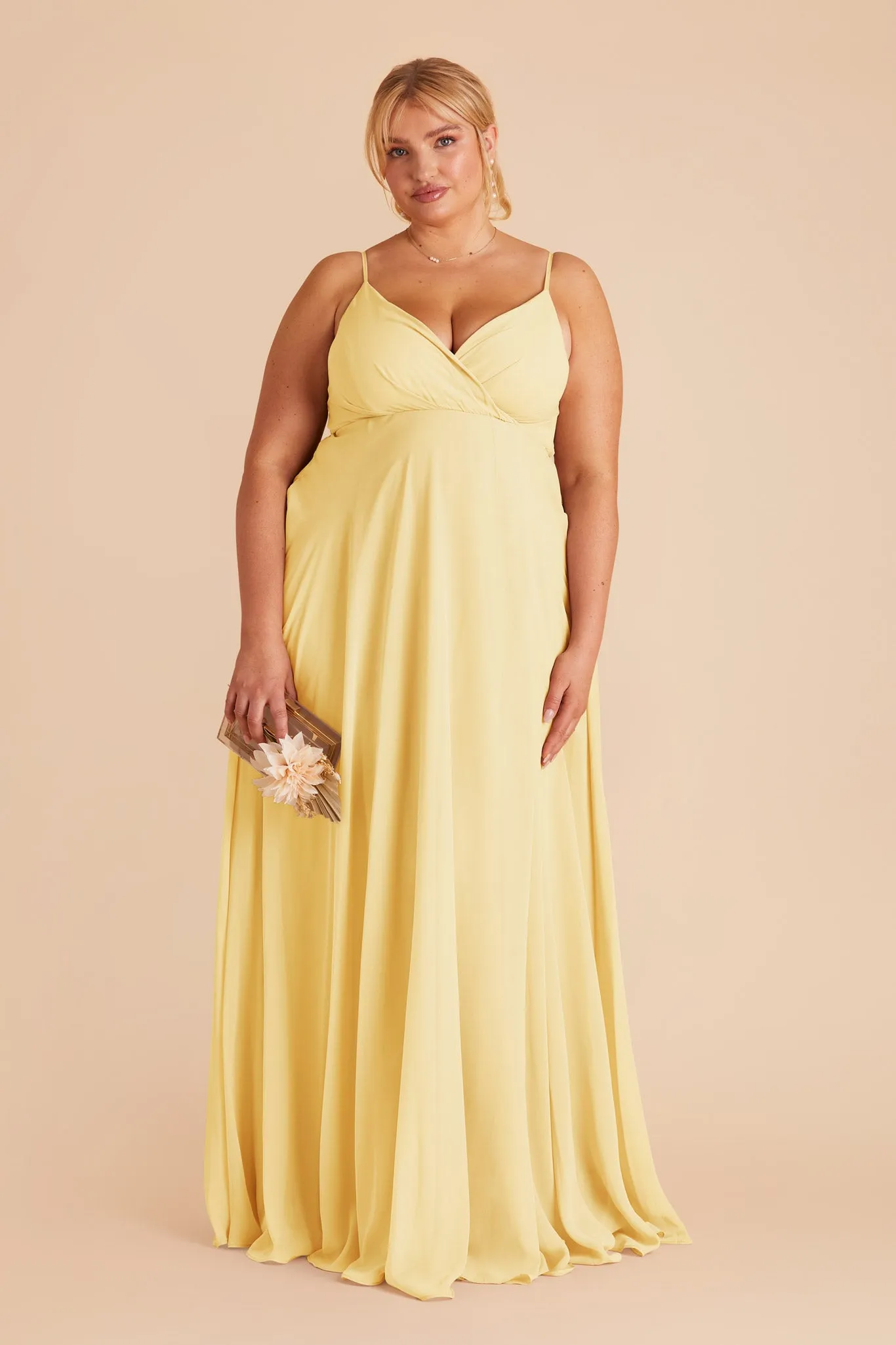 Kaia Chiffon Dress - Lemon Sorbet sold by Birdy Grey product image thumbnail 2