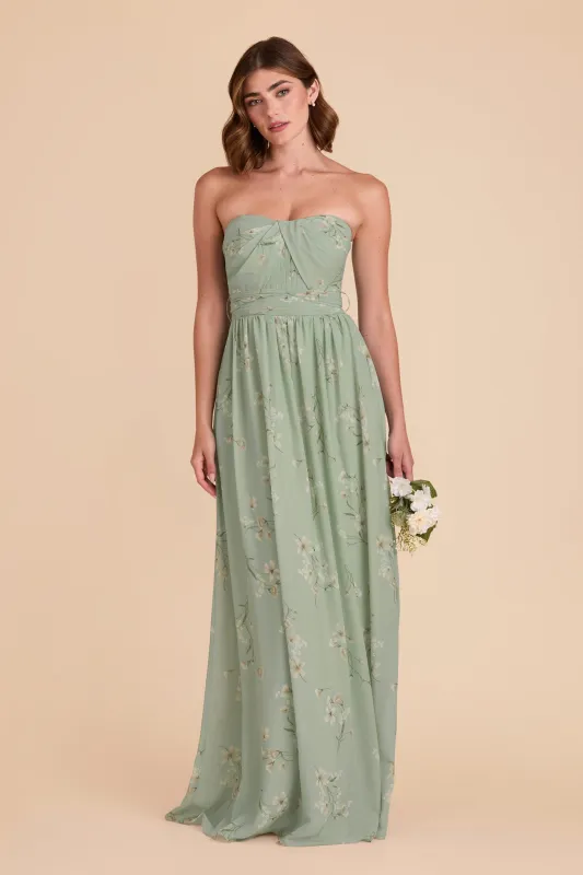 Grace Chiffon Dress - Sage Le Fleur sold by Birdy Grey