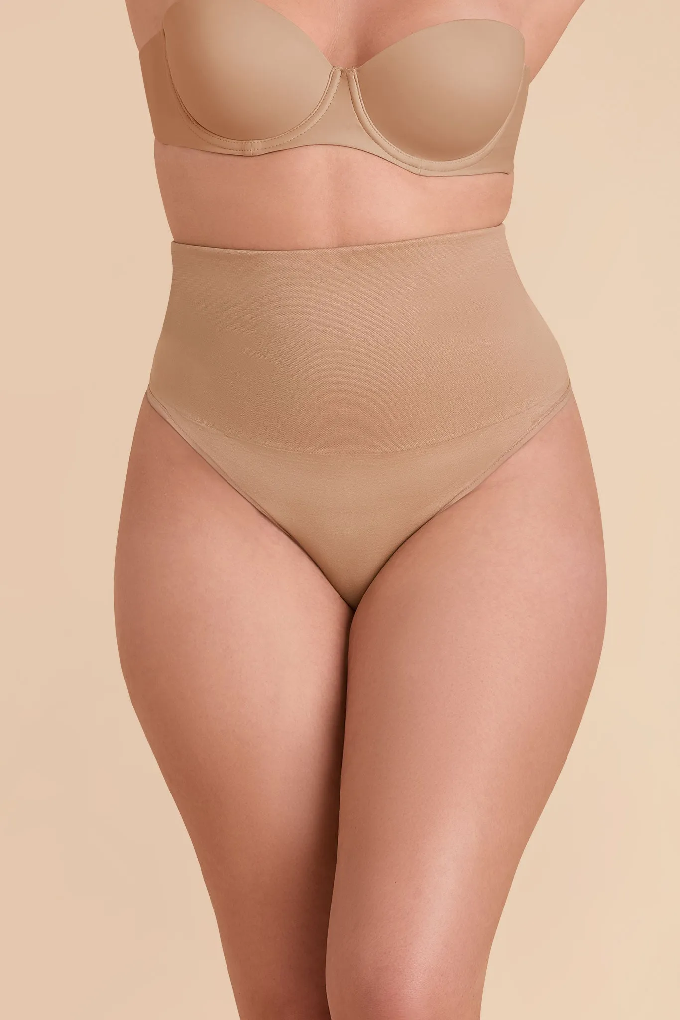 Pixie Shapewear Thong - Almond sold by Birdy Grey product image thumbnail 4