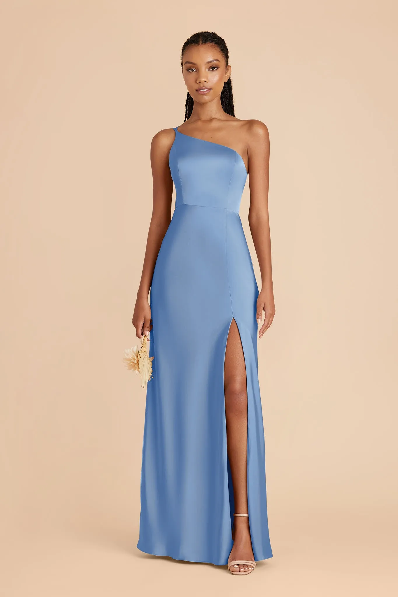 Kensie Matte Satin Dress - Bluebell sold by Birdy Grey