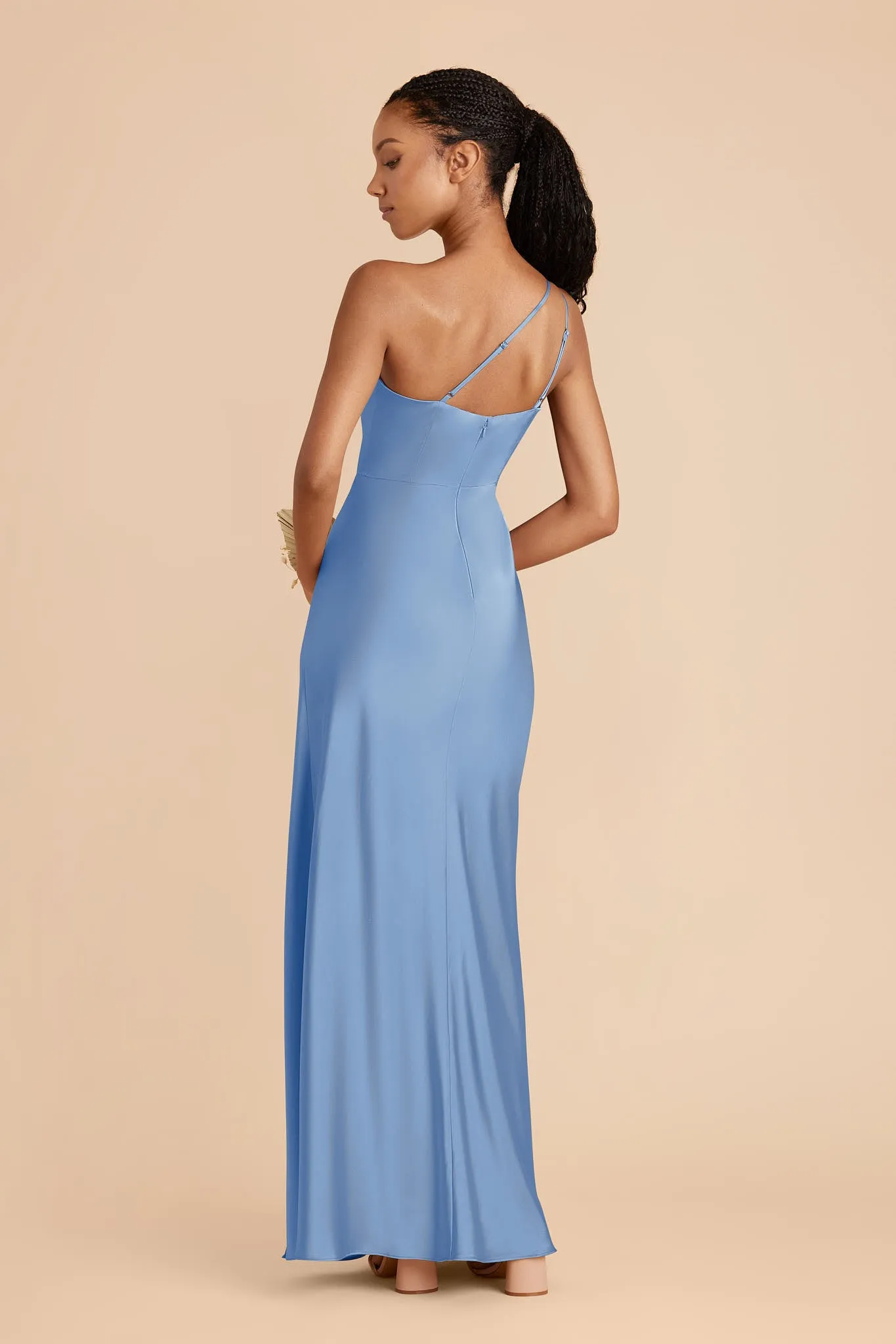 Kensie Matte Satin Dress - Bluebell sold by Birdy Grey product image thumbnail 3