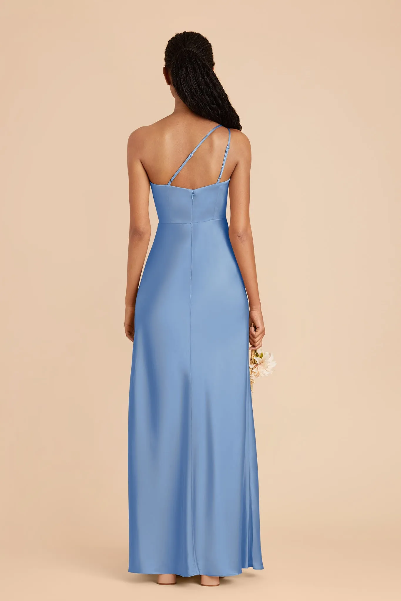 Kensie Matte Satin Dress - Bluebell sold by Birdy Grey product image thumbnail 4