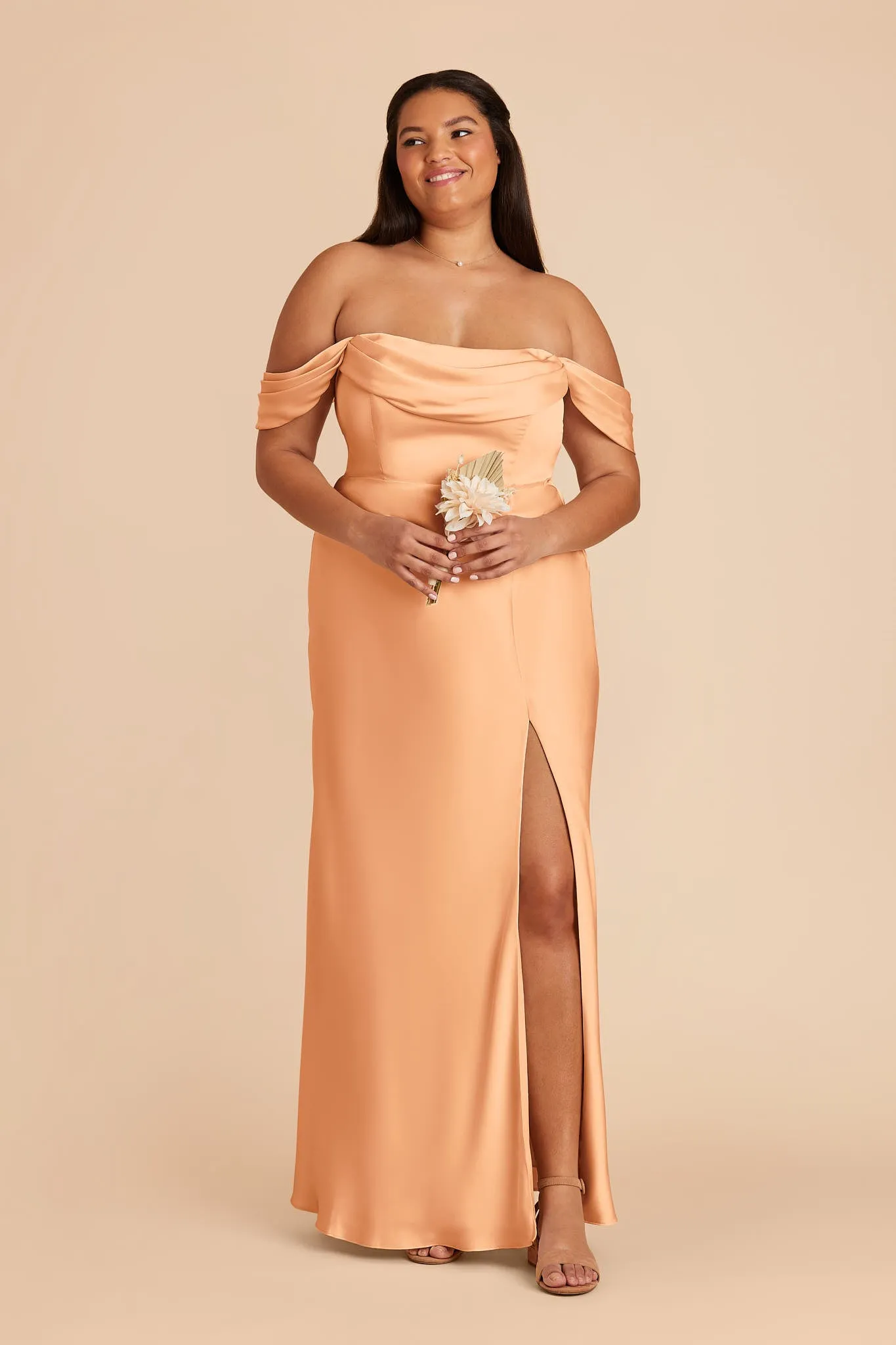 Swatch Matte Satin Swatch - Peach sold by Birdy Grey product image thumbnail 3