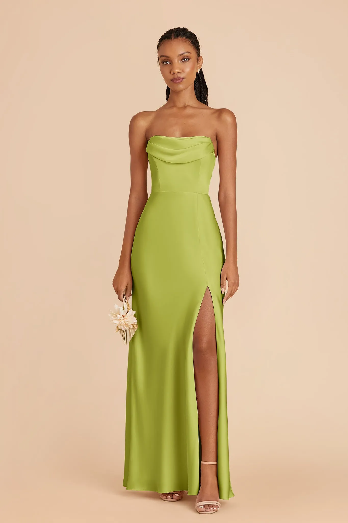 Swatch - Matte Satin in Matcha sold by Birdy Grey product image thumbnail 3