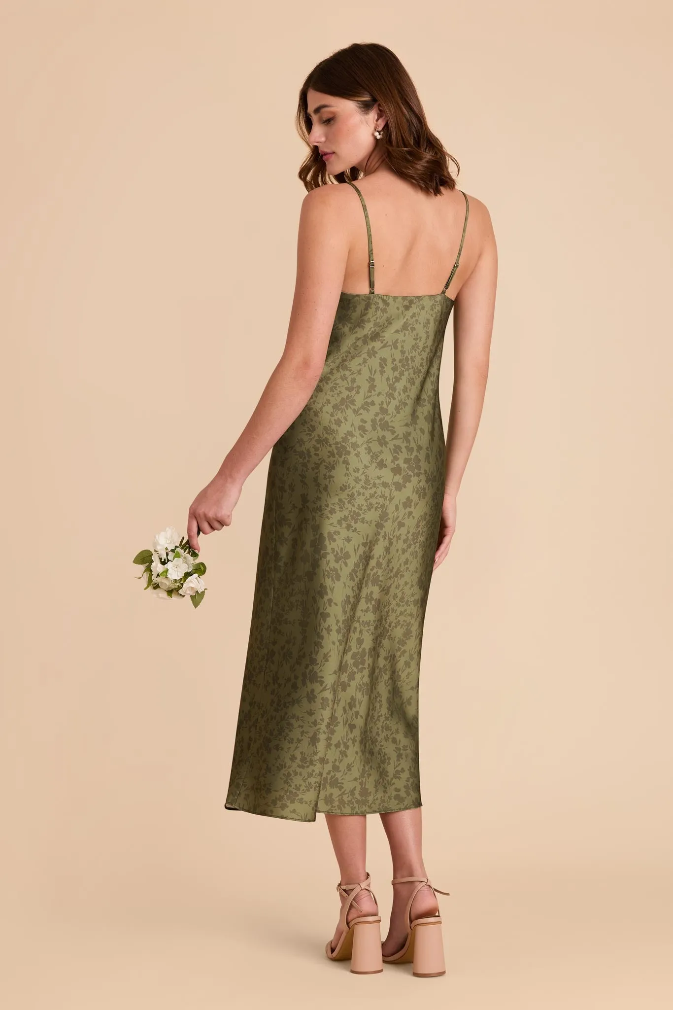 Liza Matte Satin Dress - Bright Martini Dreamy Floral sold by Birdy Grey product image thumbnail 3