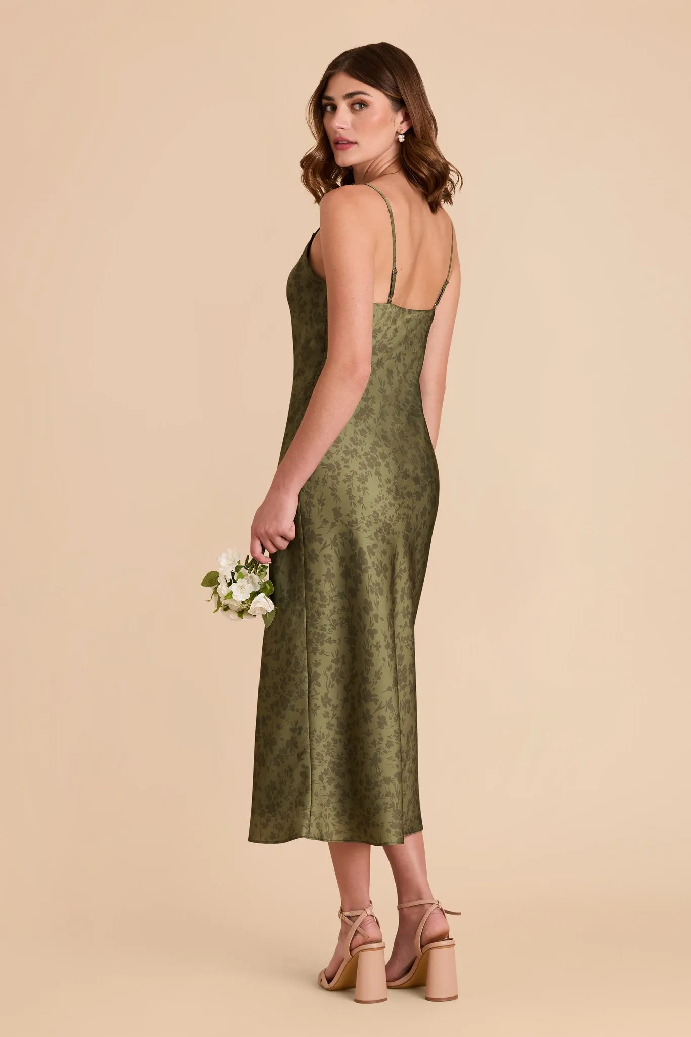 Liza Matte Satin Dress - Bright Martini Dreamy Floral sold by Birdy Grey product image thumbnail 4