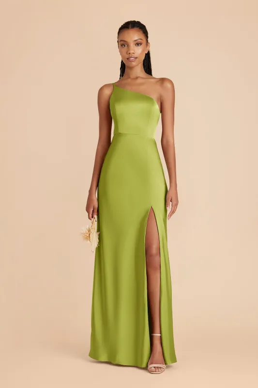 Kensie Matte Satin Dress - Matcha sold by Birdy Grey