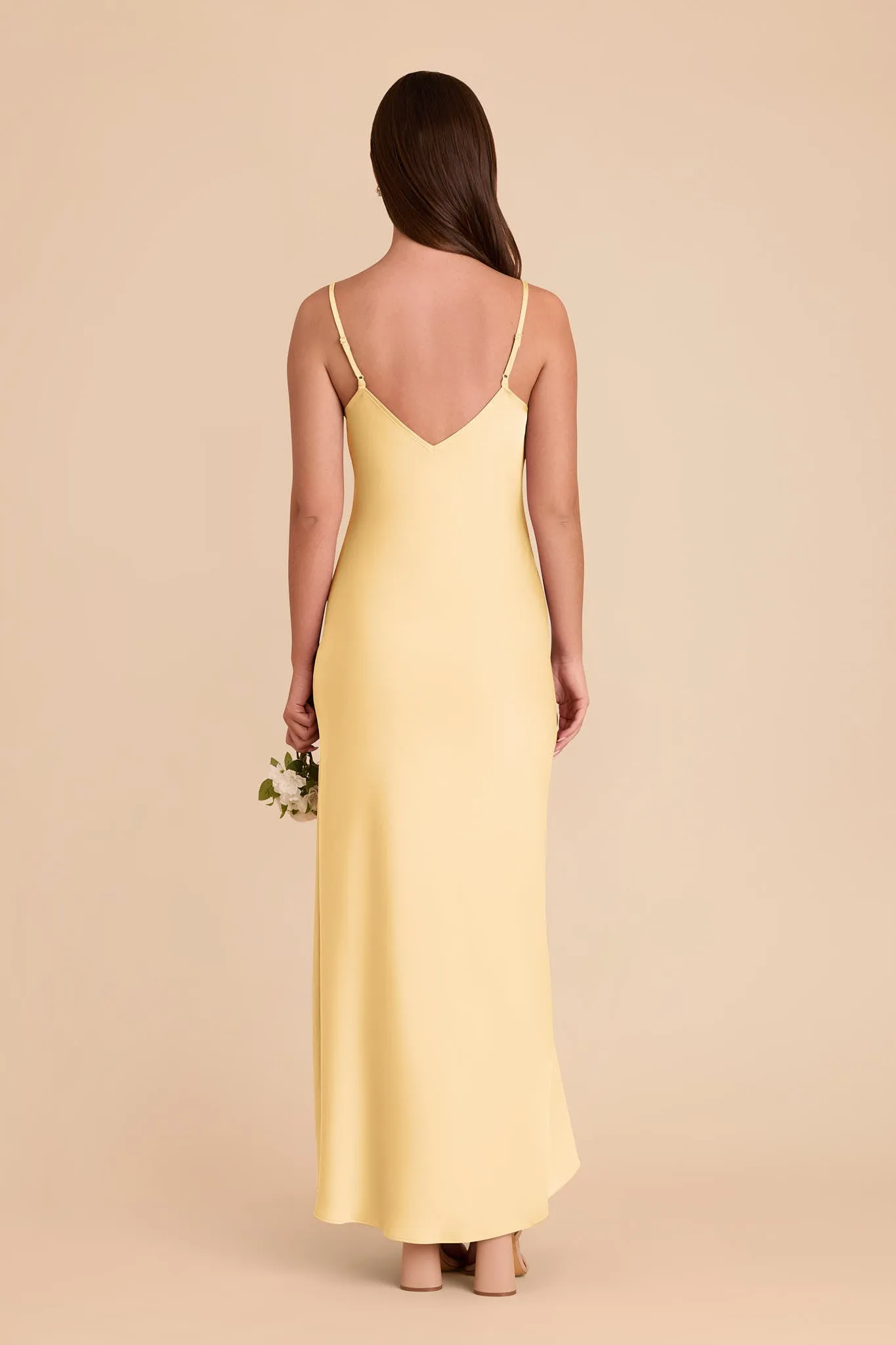 Alice Matte Satin Dress - Butter sold by Birdy Grey product image thumbnail 5