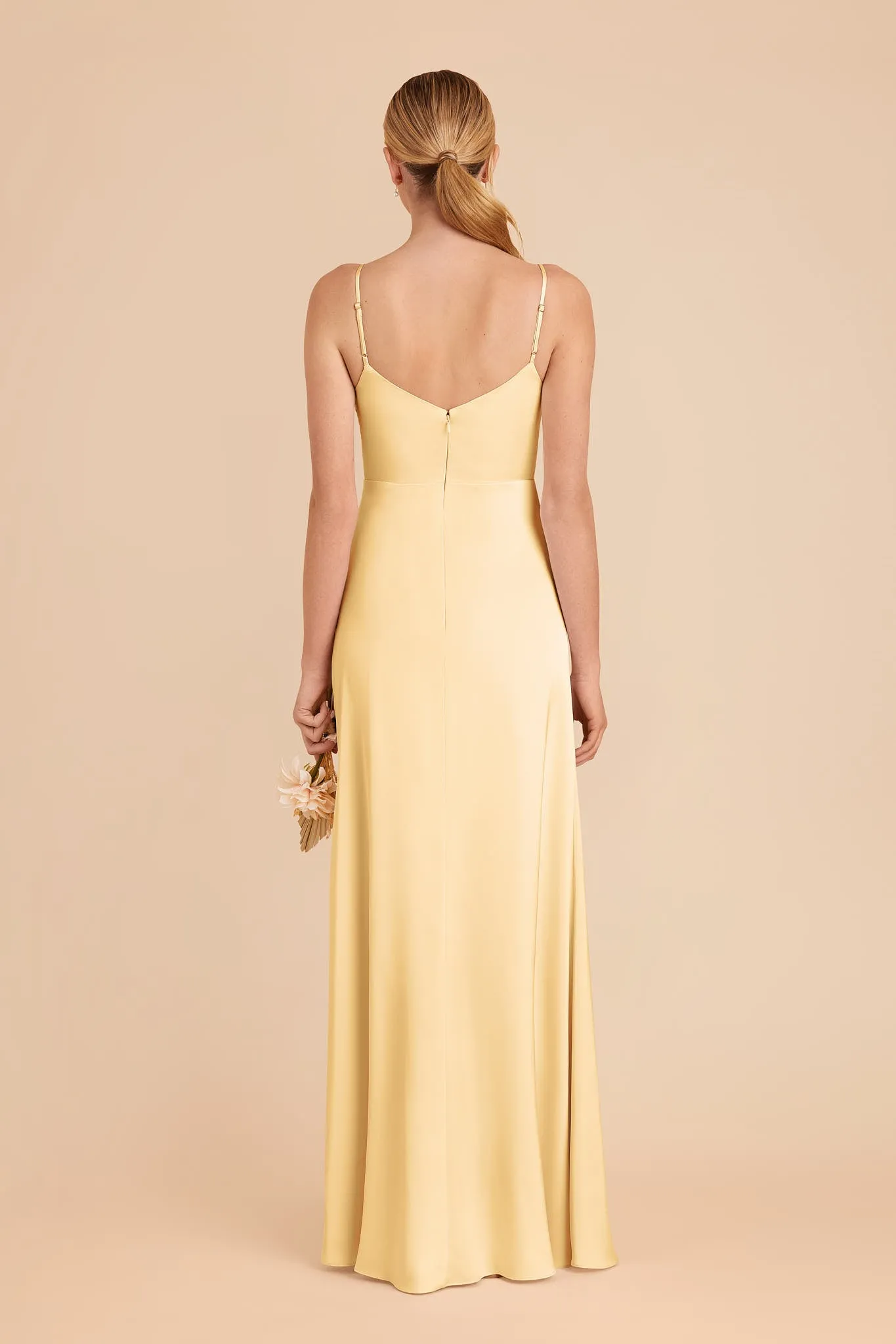 Catherine Matte Satin Dress - Butter sold by Birdy Grey product image thumbnail 5