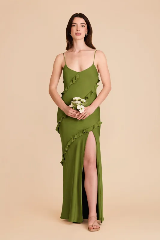 Valentina Matte Satin Dress - Cactus sold by Birdy Grey