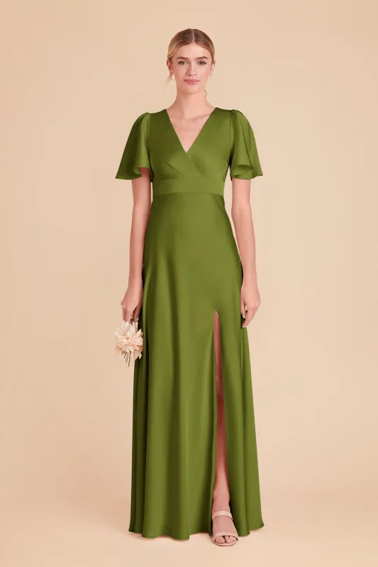 Marni Matte Satin Dress - Cactus sold by Birdy Grey