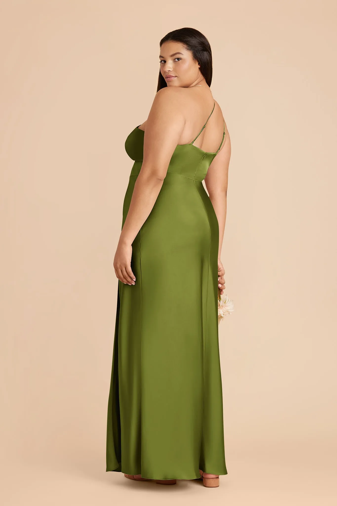 Kensie Matte Satin Dress - Cactus sold by Birdy Grey product image thumbnail 5