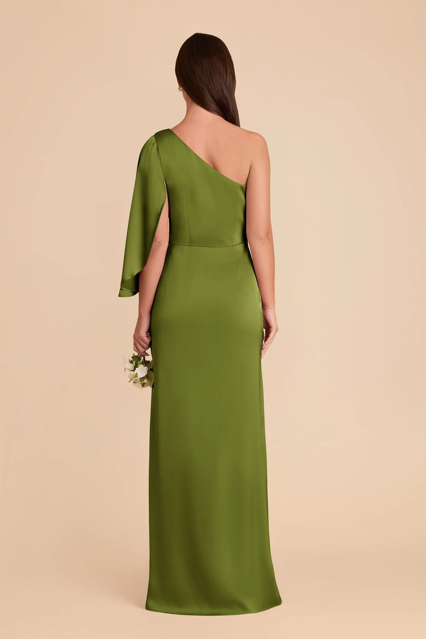 Christine Matte Satin Dress - Cactus sold by Birdy Grey product image thumbnail 5
