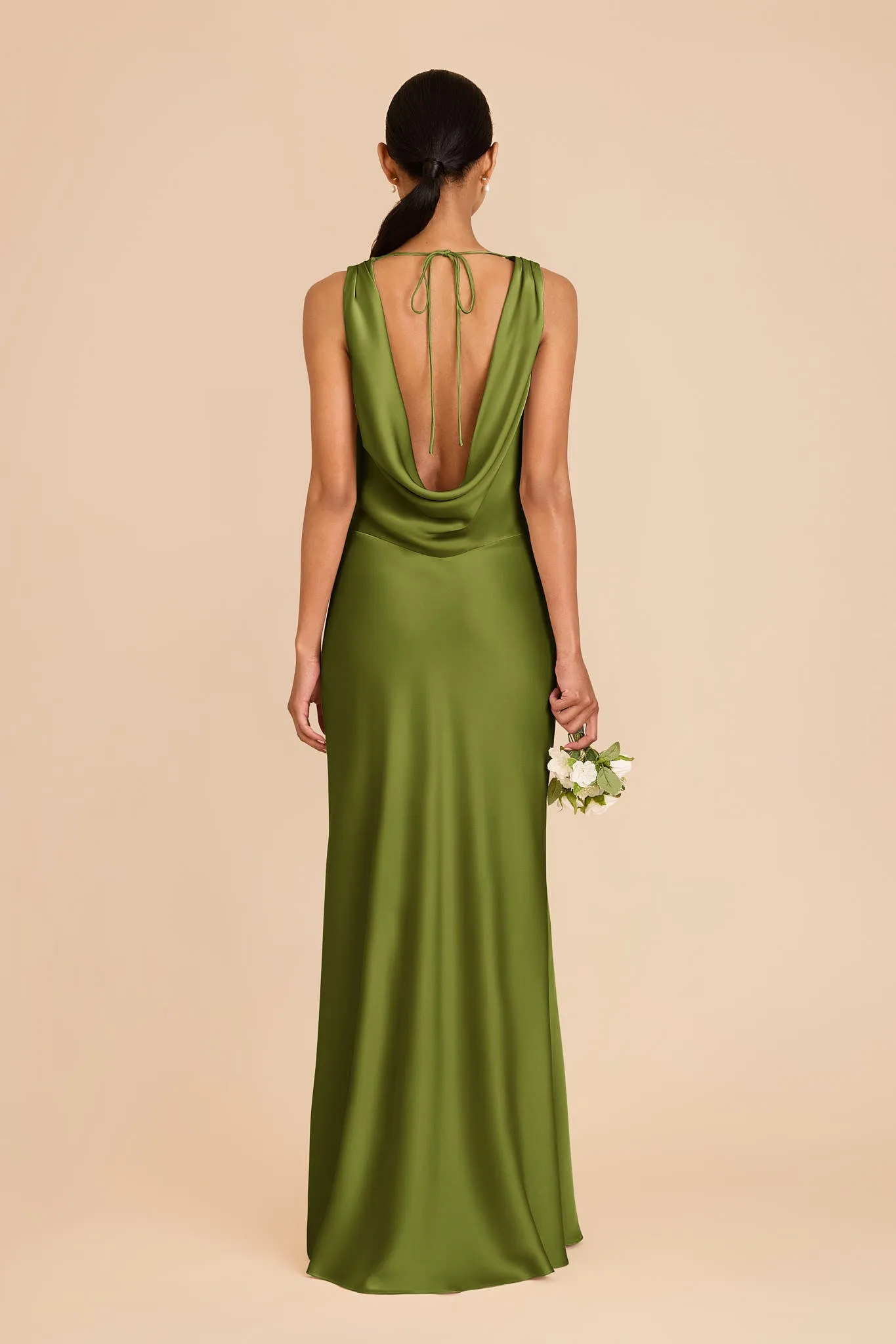 Bonnie Matte Satin Dress - Cactus sold by Birdy Grey product image thumbnail 5