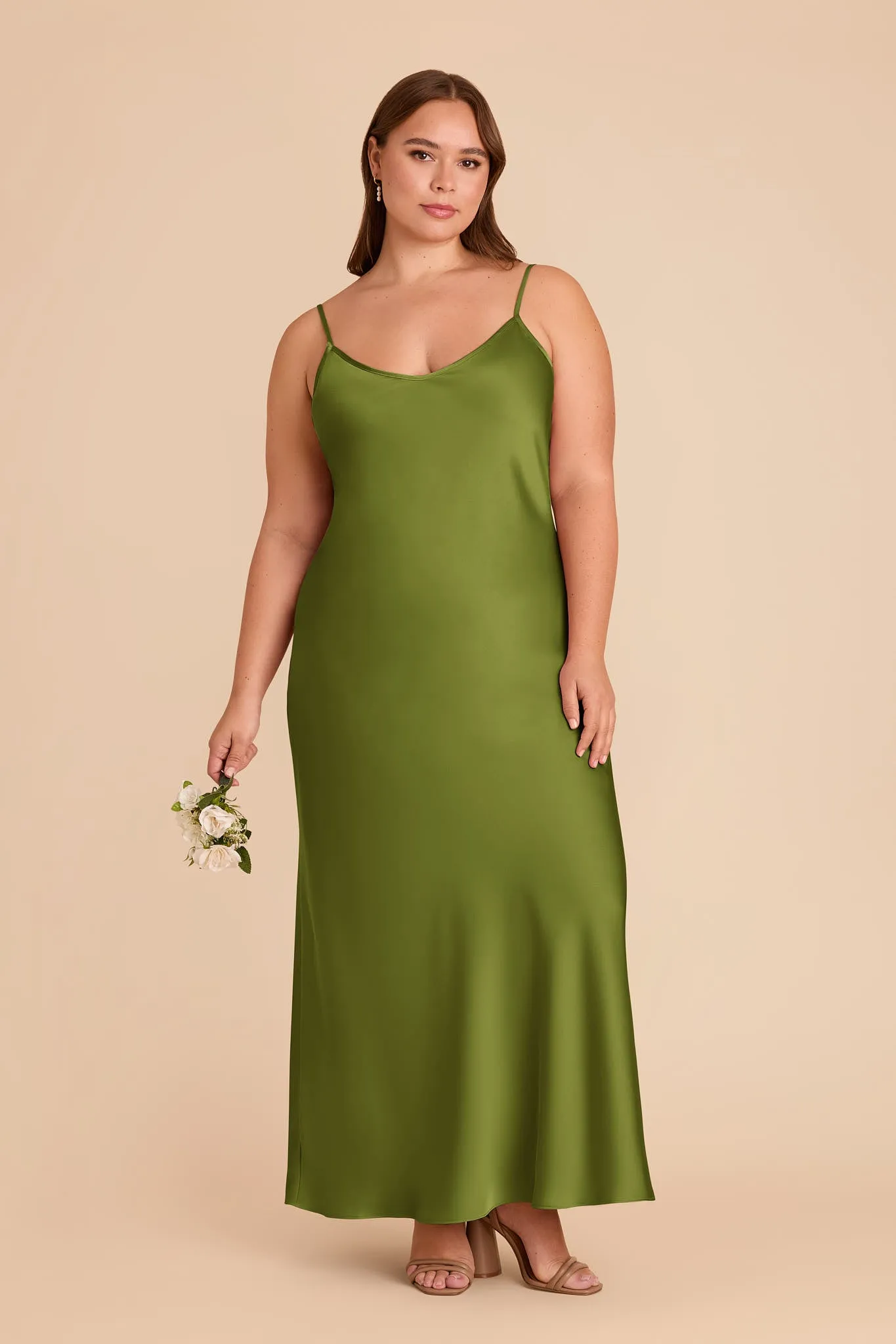 Alice Matte Satin Dress - Cactus sold by Birdy Grey product image thumbnail 2