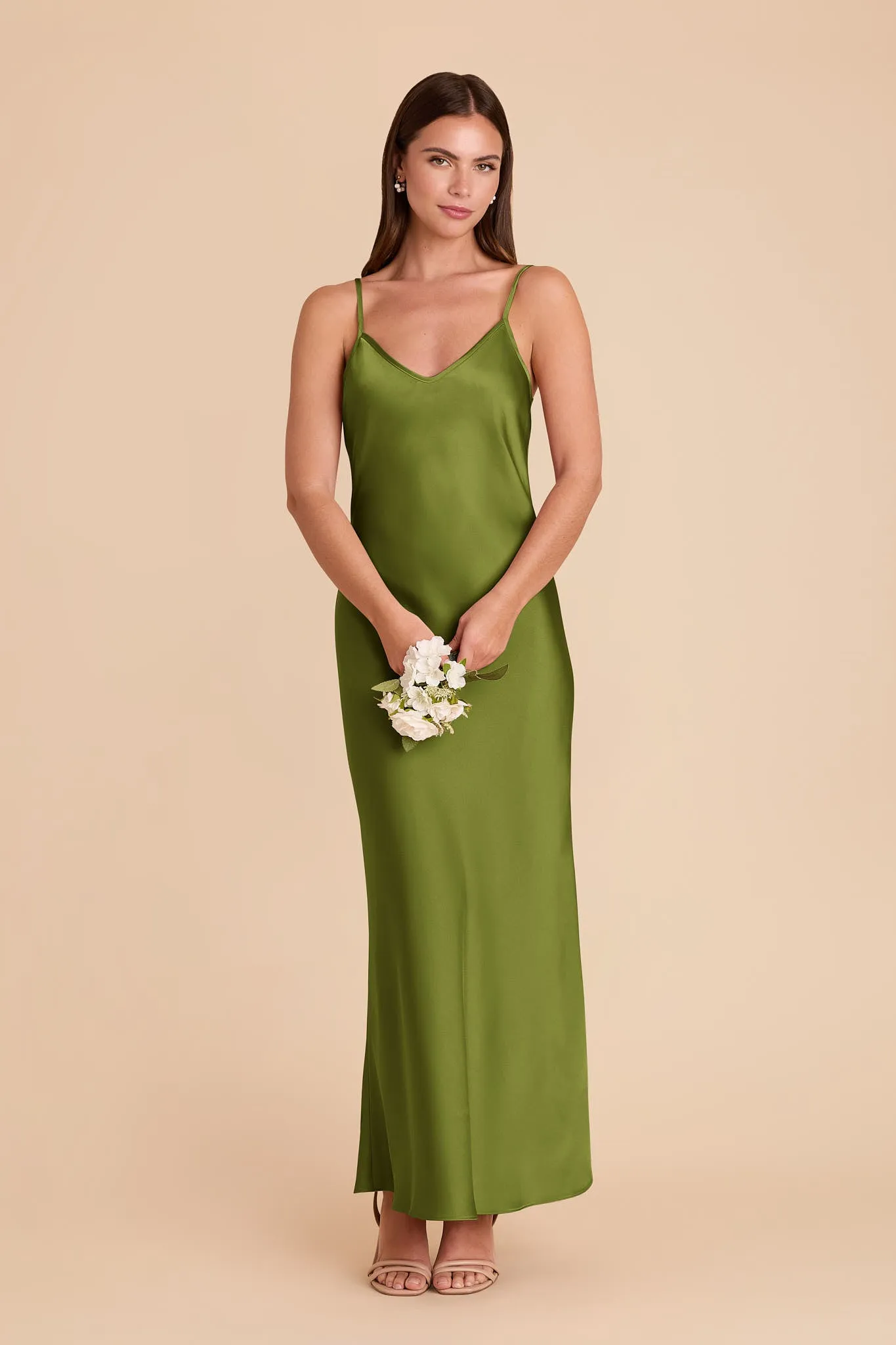 Alice Matte Satin Dress - Cactus sold by Birdy Grey product image thumbnail 3