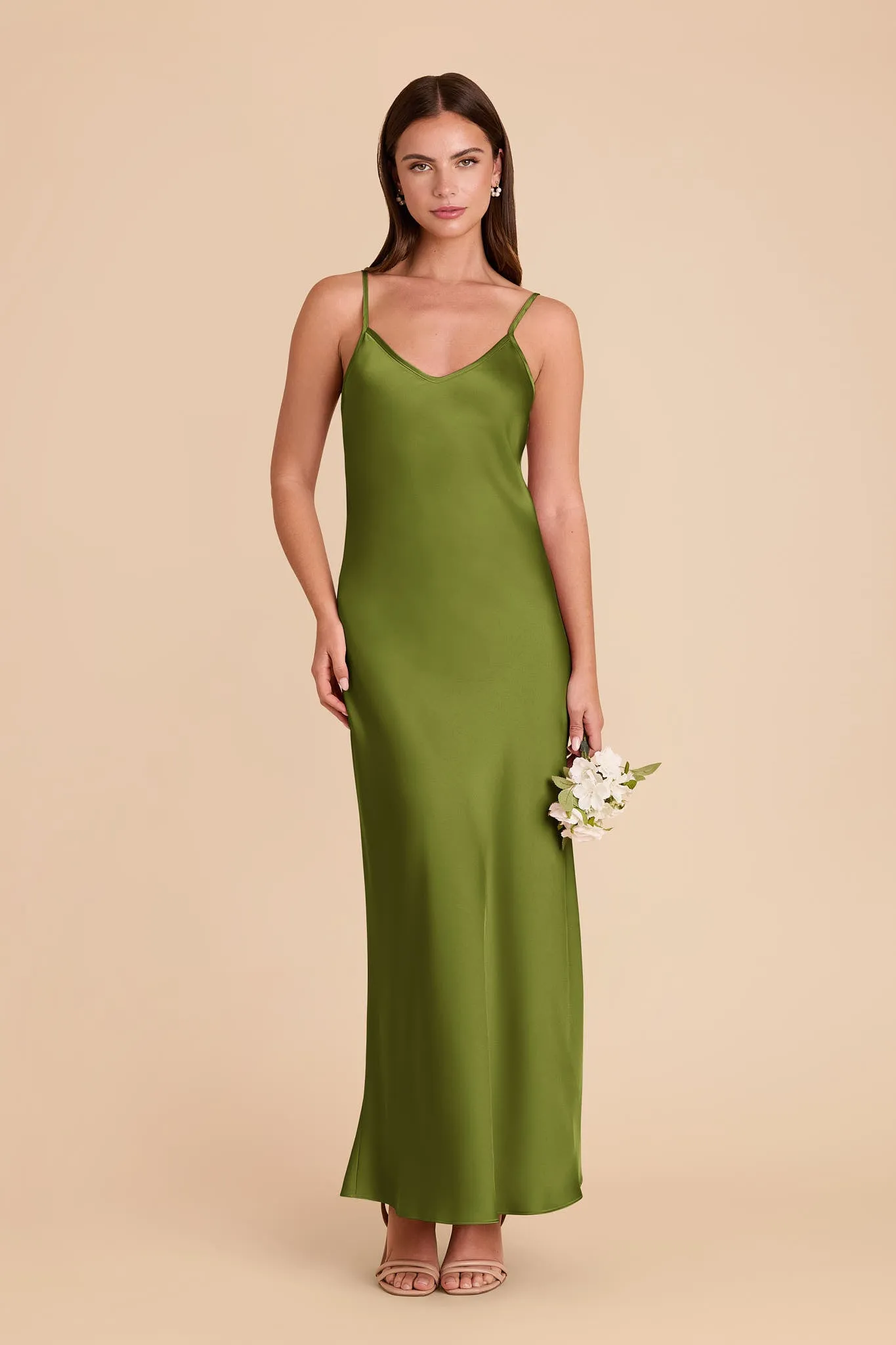 Alice Matte Satin Dress - Cactus sold by Birdy Grey