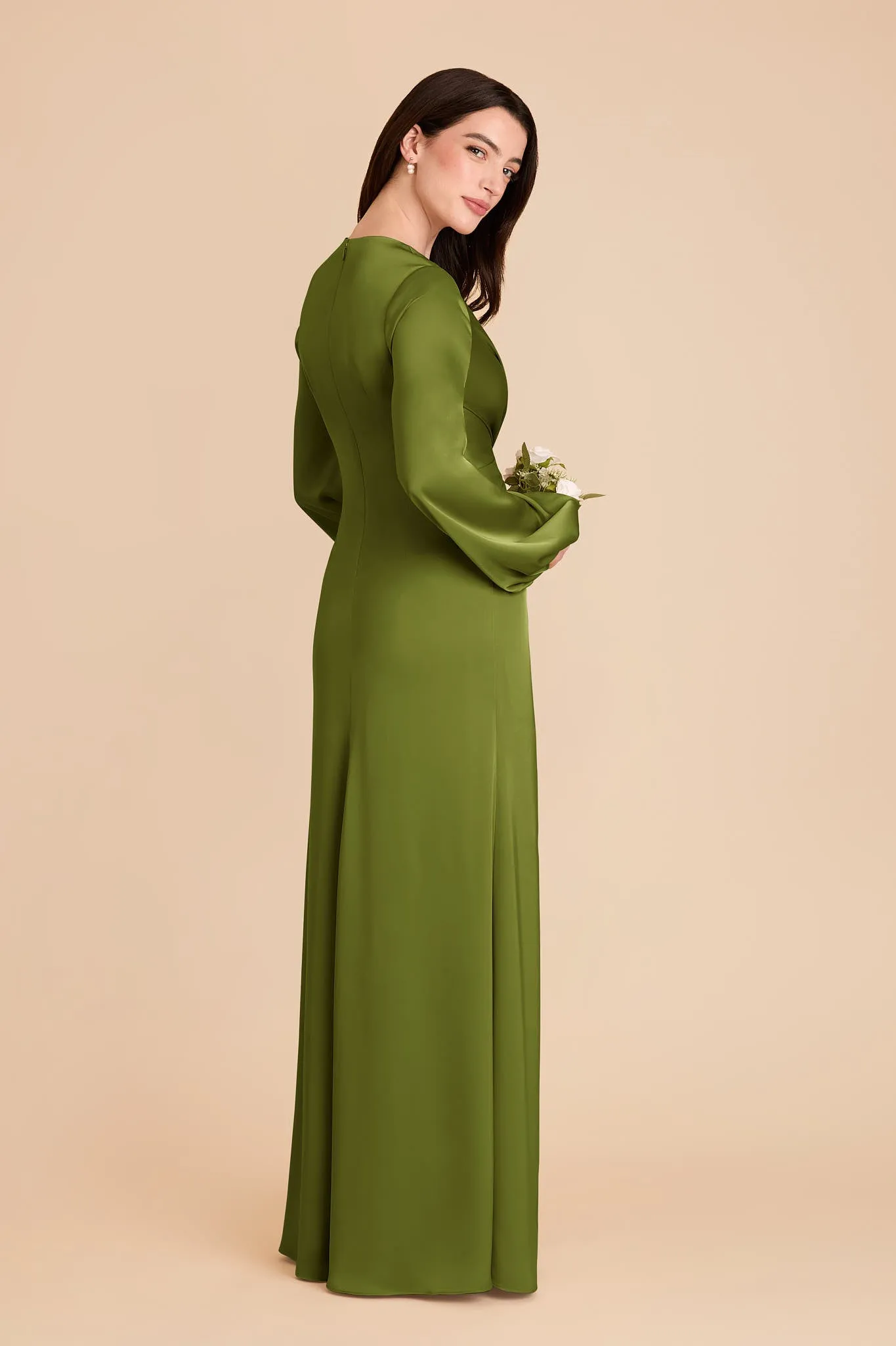 Juniper Matte Satin Dress - Cactus sold by Birdy Grey product image thumbnail 4