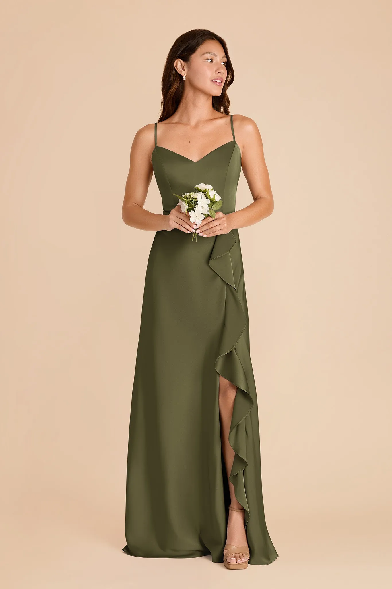 Theresa Matte Satin Dress - Martini sold by Birdy Grey product image thumbnail 3