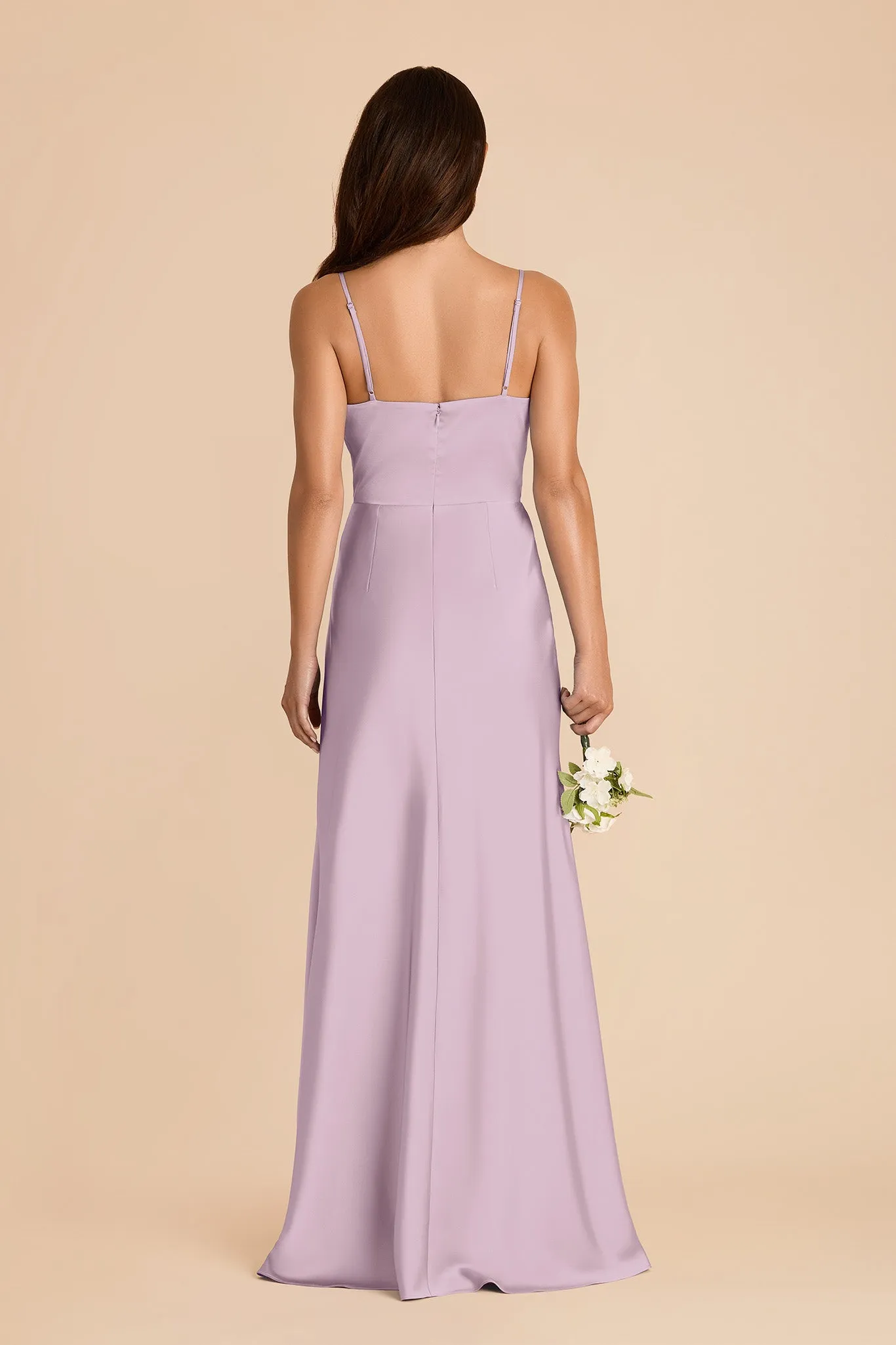 Theresa Matte Satin Dress - Lavender sold by Birdy Grey product image thumbnail 5