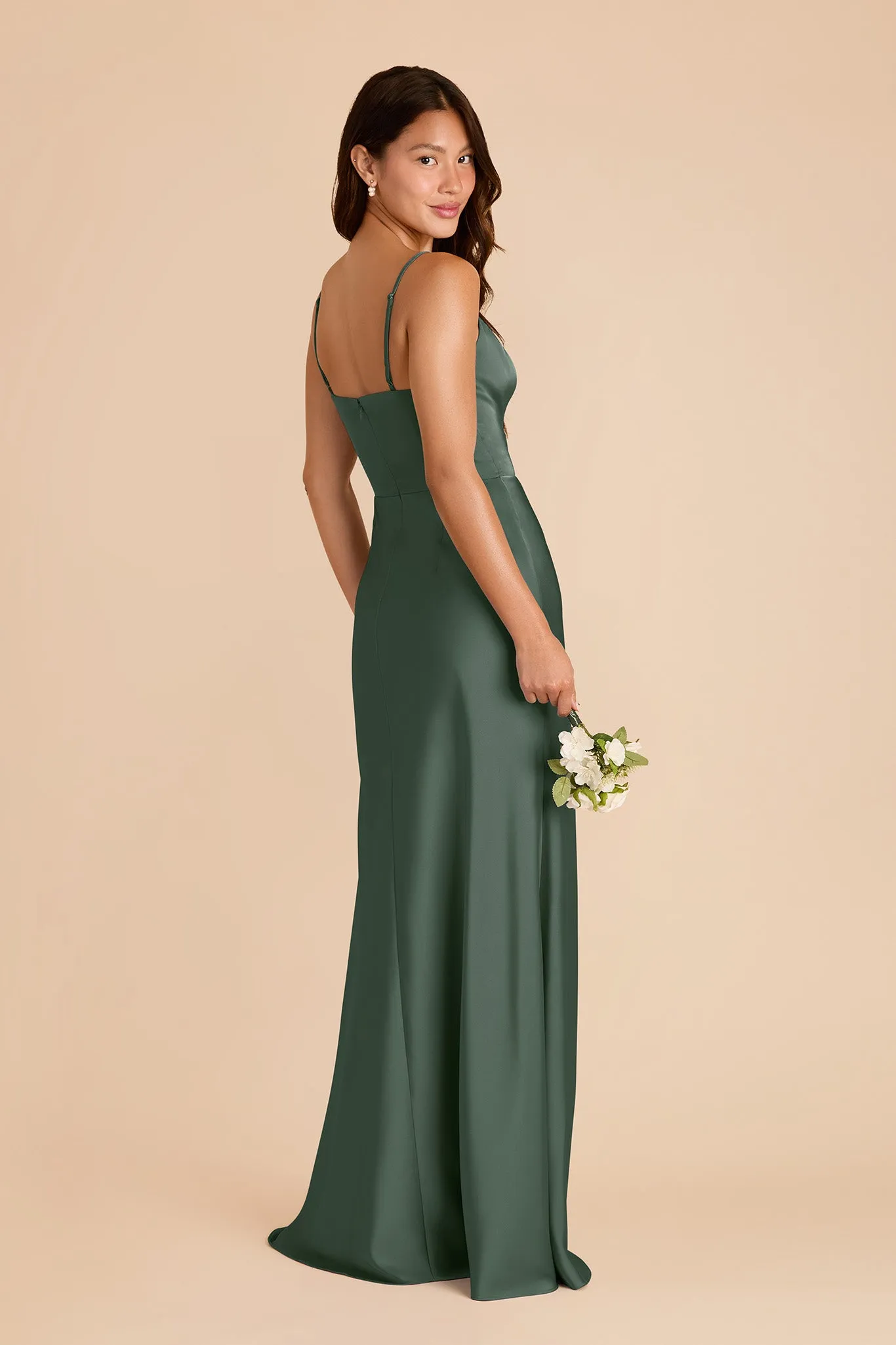 Theresa Matte Satin Dress - Eucalyptus sold by Birdy Grey product image thumbnail 4