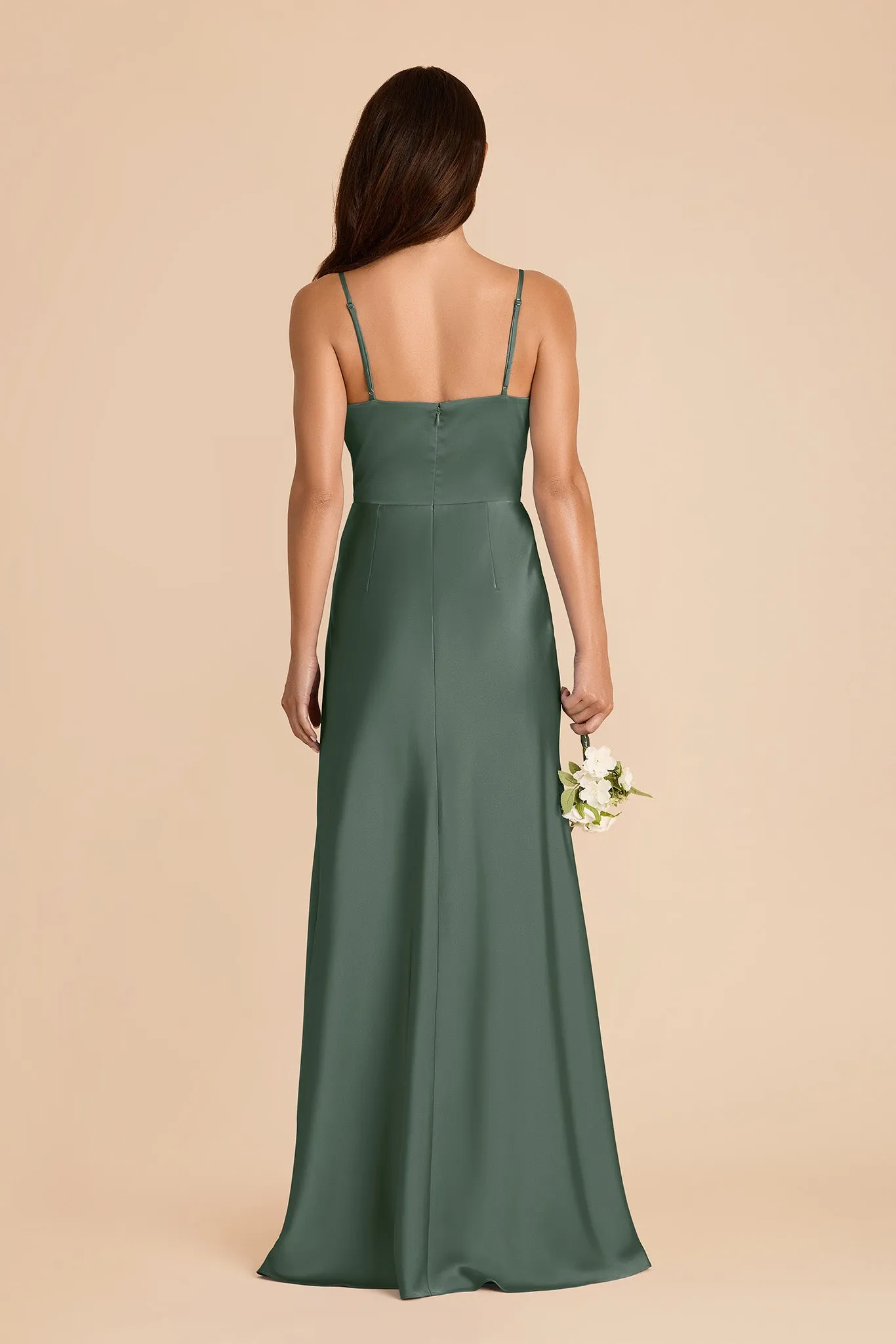 Theresa Matte Satin Dress - Eucalyptus sold by Birdy Grey product image thumbnail 5
