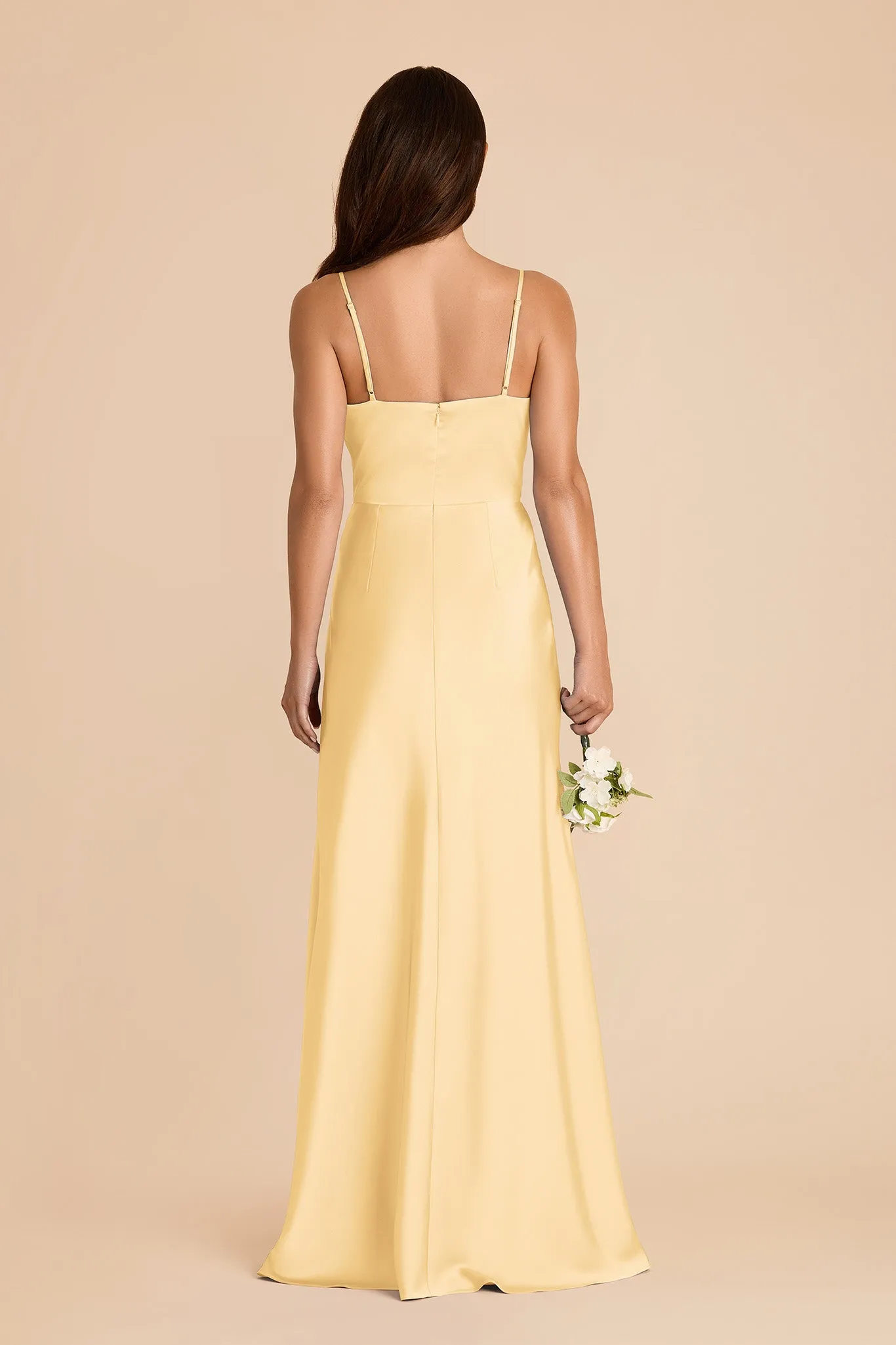 Theresa Matte Satin Dress - Butter sold by Birdy Grey product image thumbnail 5