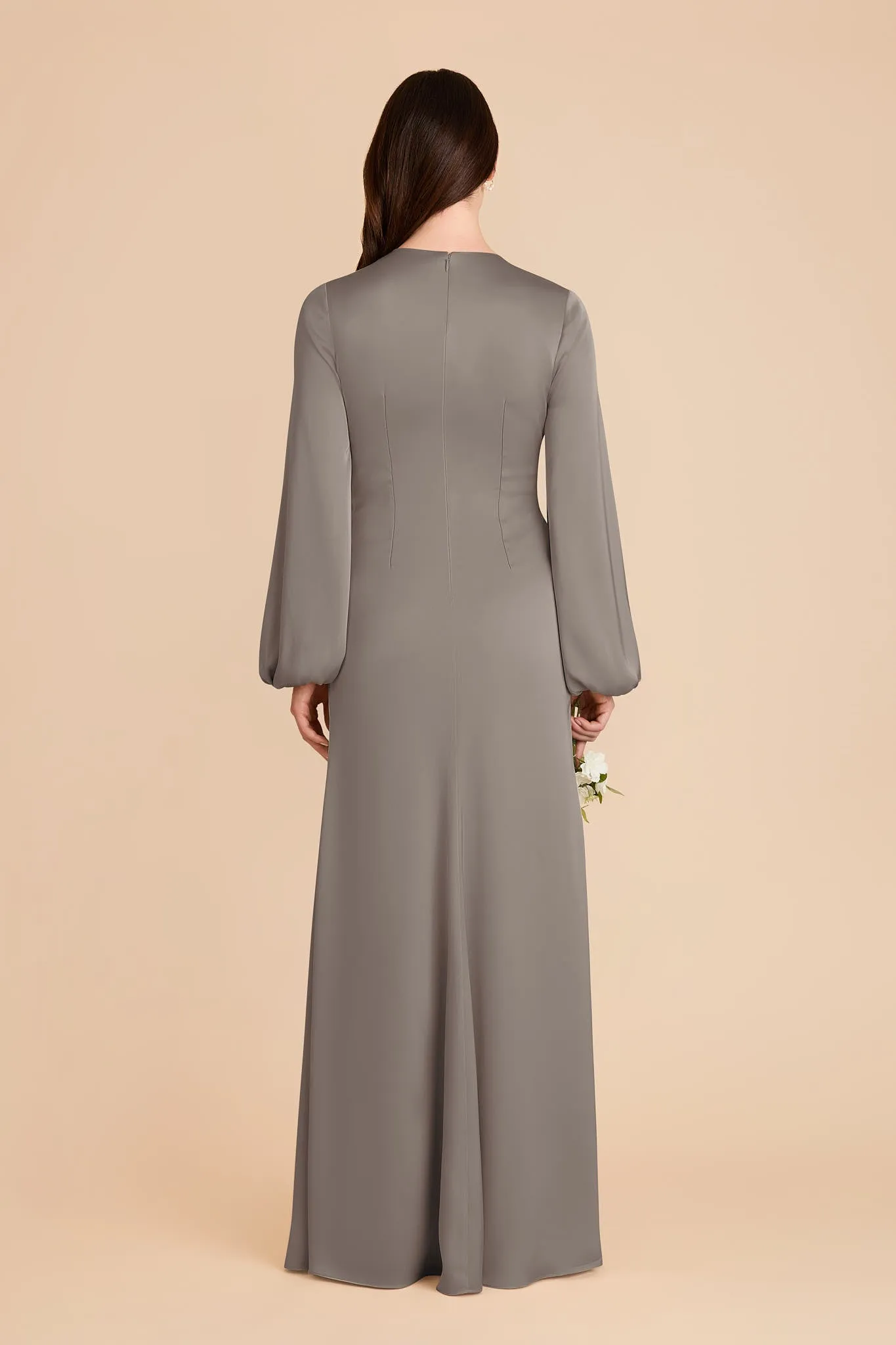 Juniper Matte Satin Dress - Quartz sold by Birdy Grey product image thumbnail 5