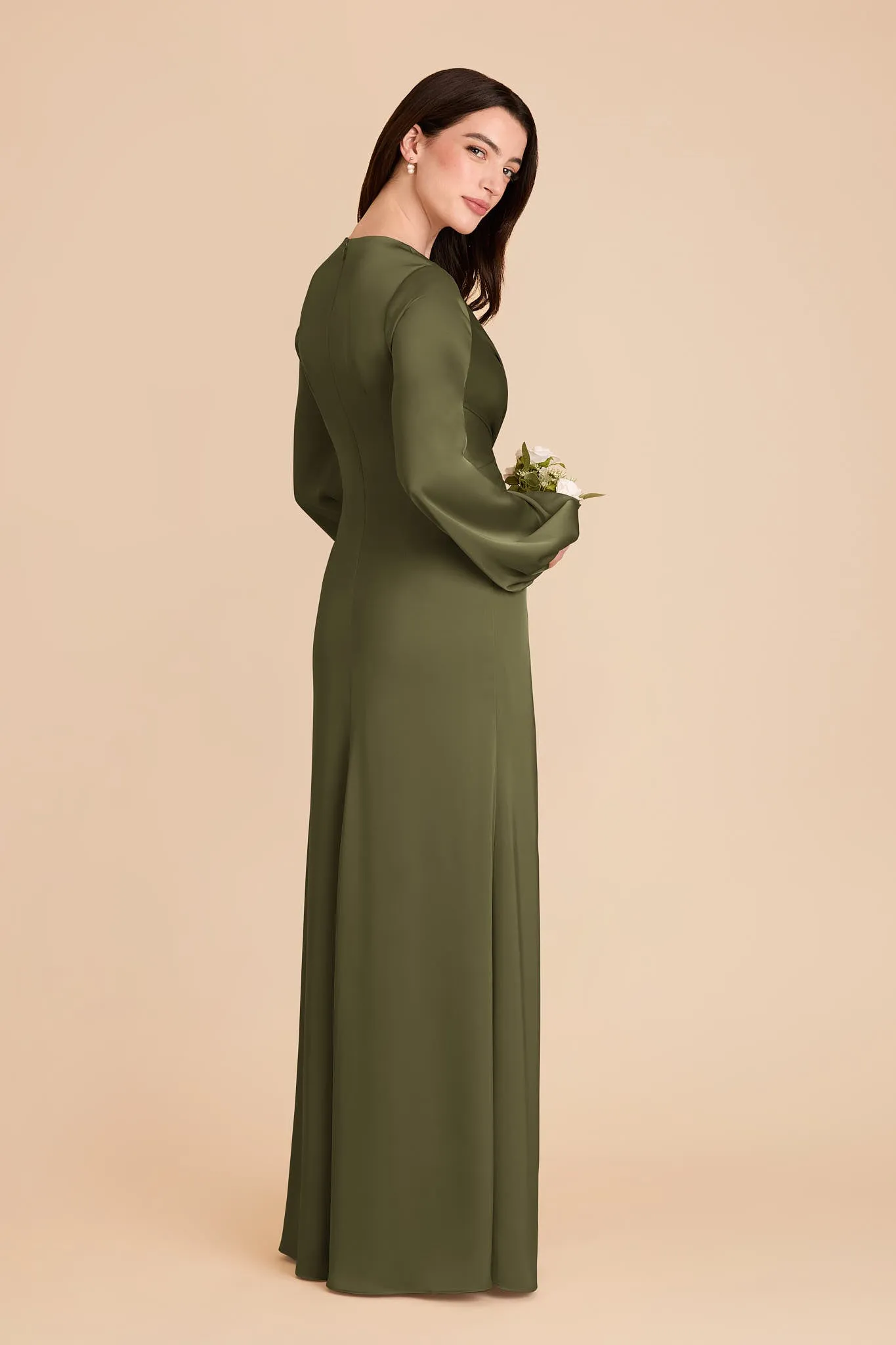 Juniper Matte Satin Dress - Martini sold by Birdy Grey product image thumbnail 4