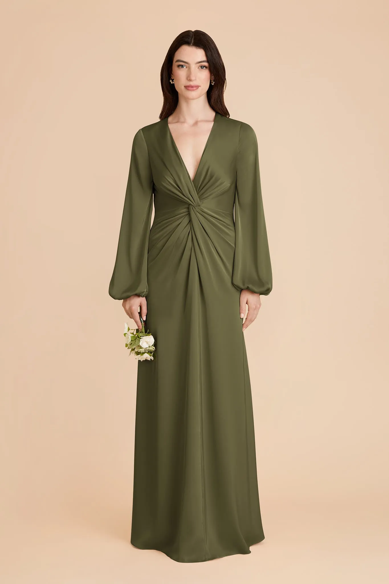 Juniper Matte Satin Dress - Martini sold by Birdy Grey