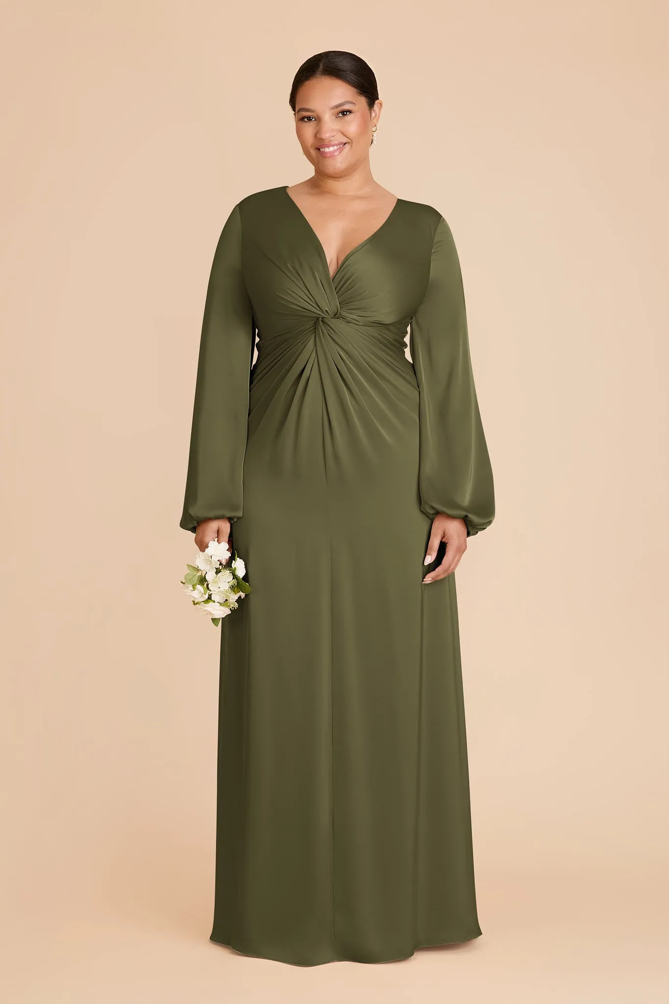 Juniper Matte Satin Dress - Martini sold by Birdy Grey product image thumbnail 2