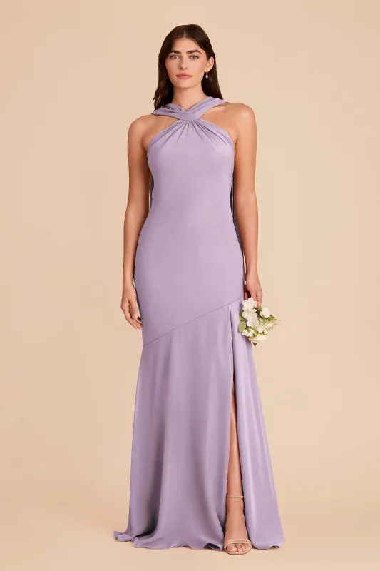 Eileen Chiffon Dress - Lavender made by Birdy Grey