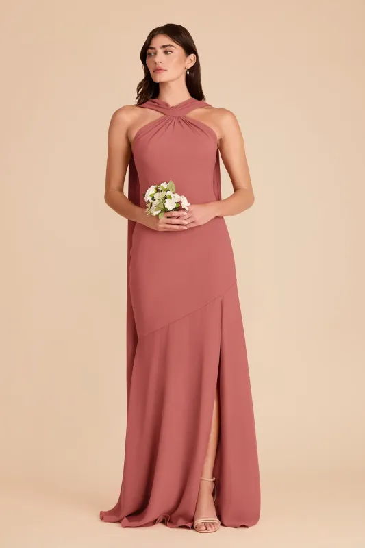 Eileen Chiffon Dress - Wild Rose sold by Birdy Grey