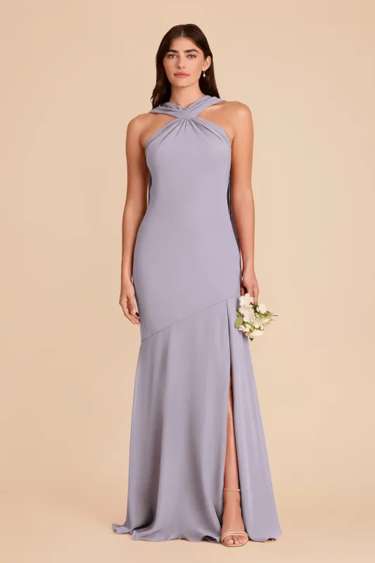 Eileen Chiffon Dress - Dusty Lilac made by Birdy Grey