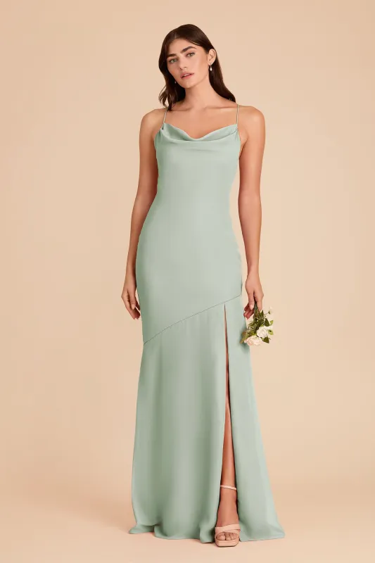 Olivia Chiffon Dress - Sage sold by Birdy Grey