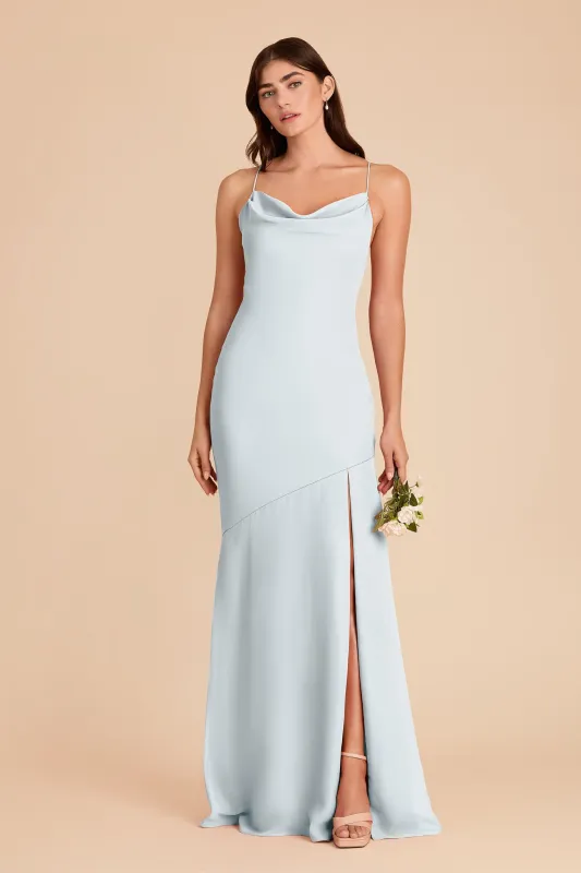 Olivia Chiffon Dress - Mist Blue sold by Birdy Grey