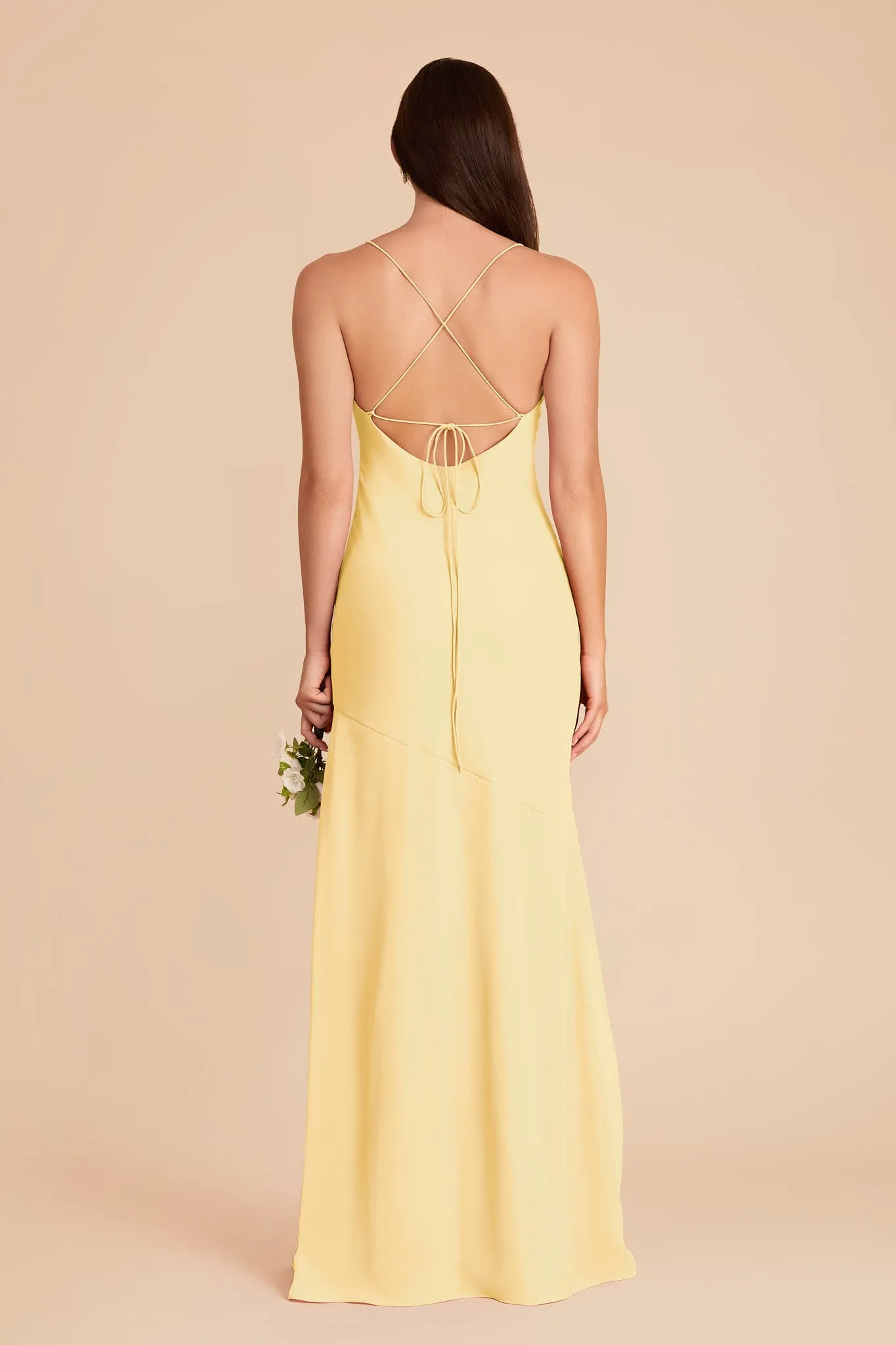 Olivia Chiffon Dress - Lemon Sorbet sold by Birdy Grey product image thumbnail 5