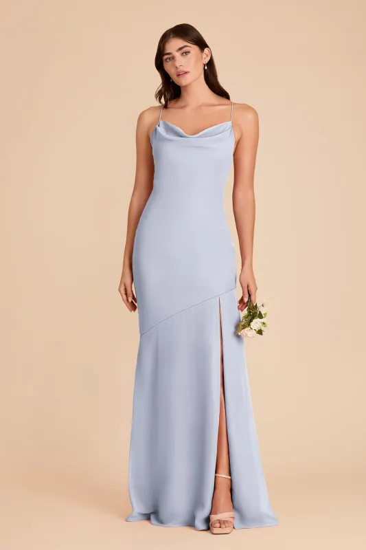 Olivia Chiffon Dress - Ice Blue sold by Birdy Grey