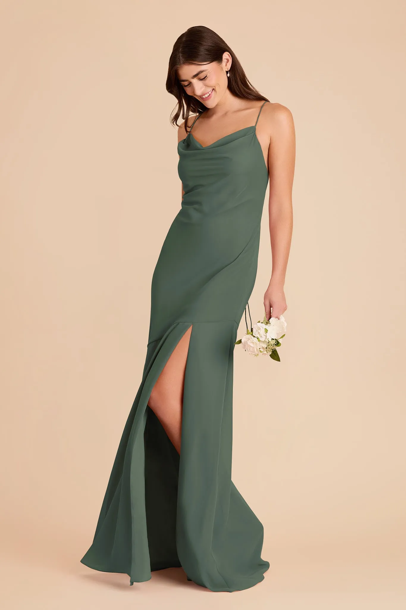 Olivia Chiffon Dress - Eucalyptus sold by Birdy Grey product image thumbnail 2