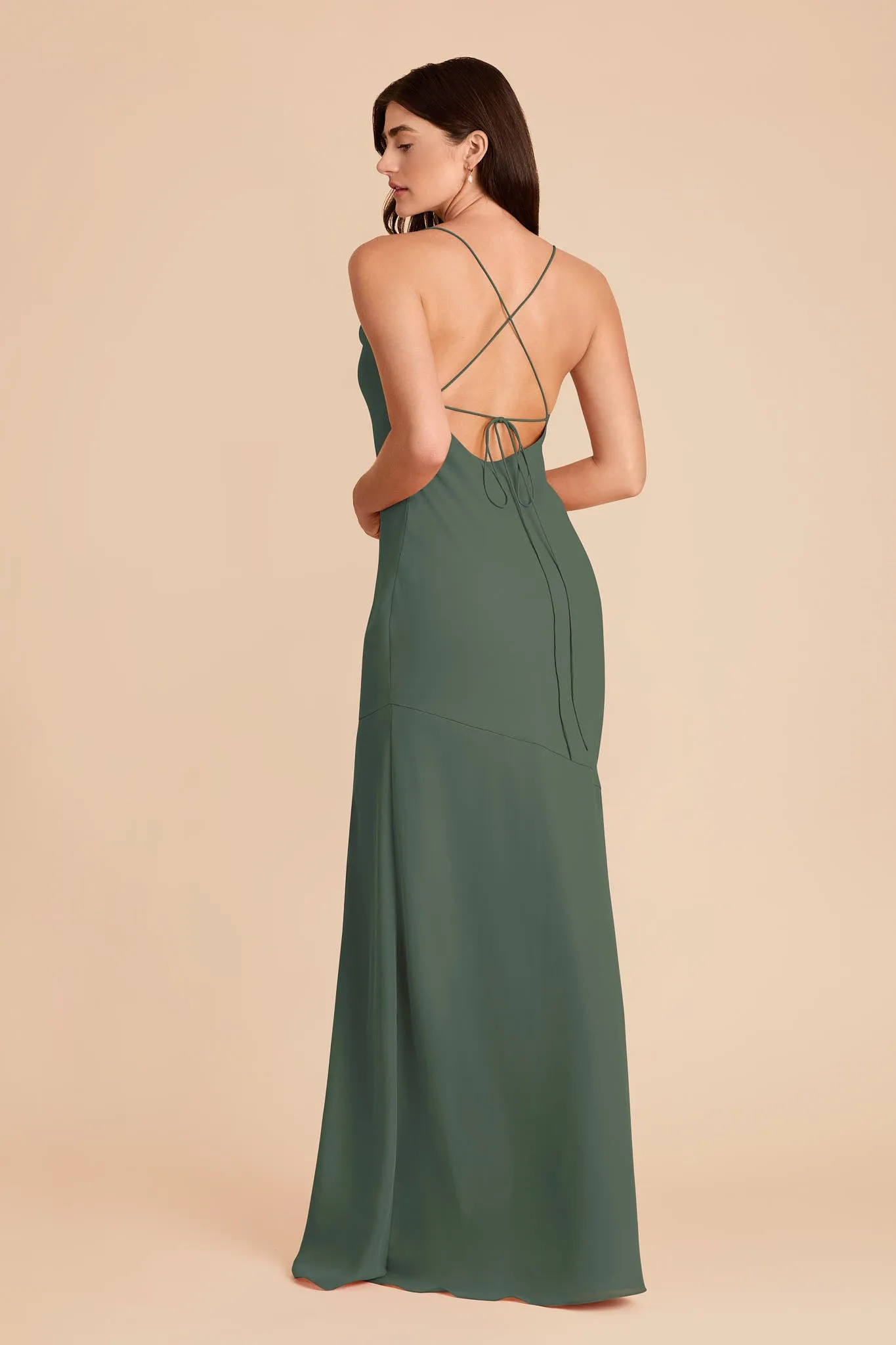 Olivia Chiffon Dress - Eucalyptus sold by Birdy Grey product image thumbnail 3