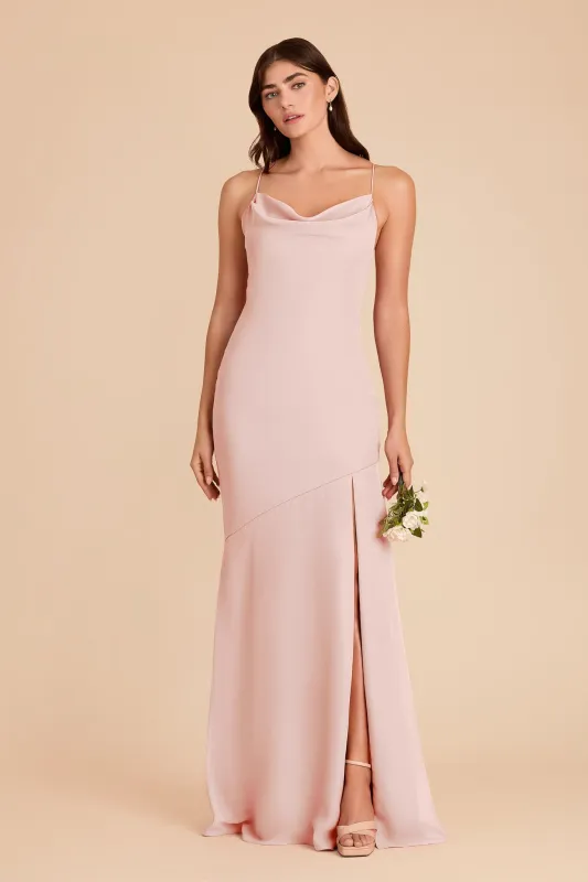 Olivia Chiffon Dress - Blush Pink made by Birdy Grey