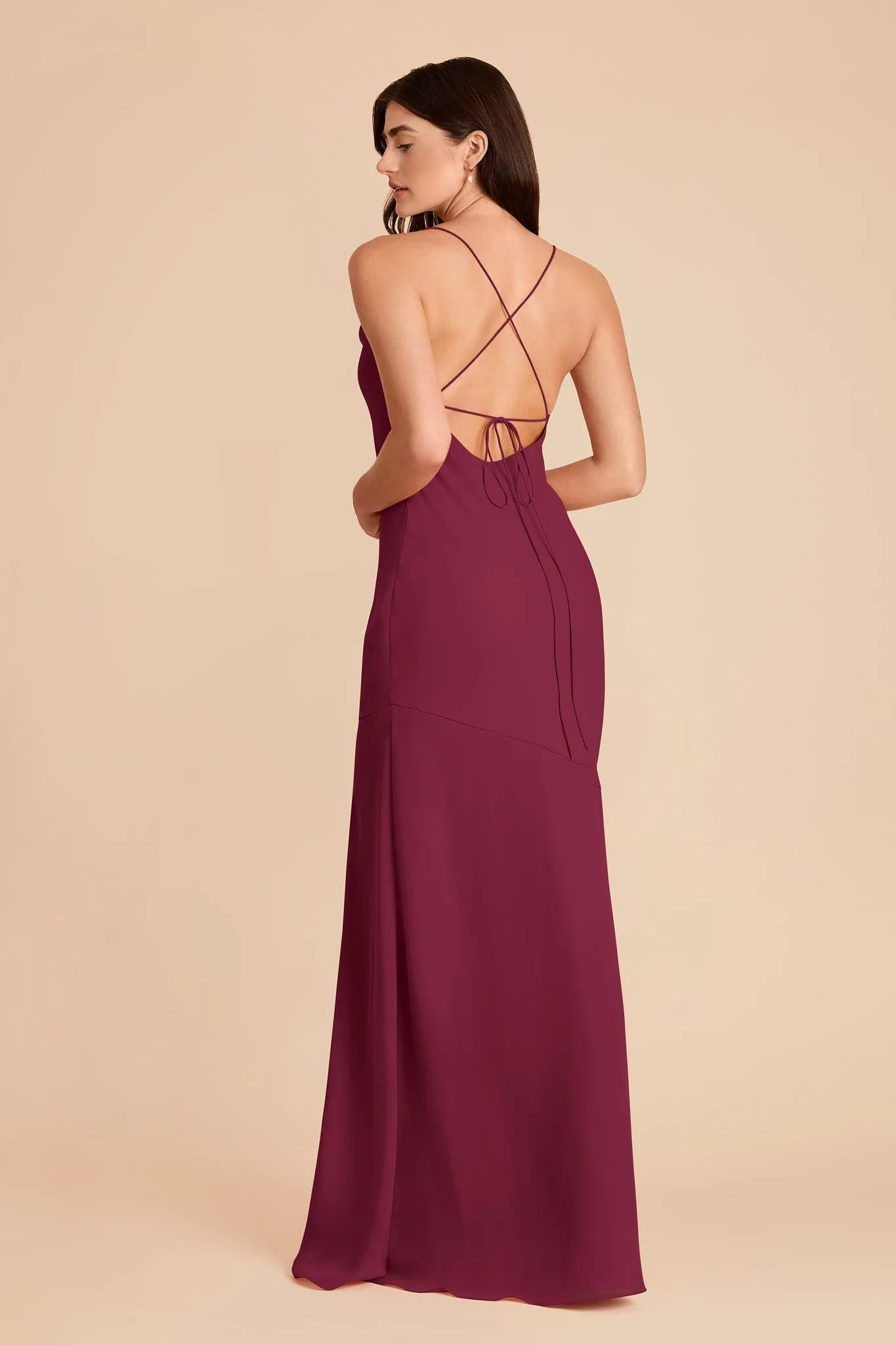 Olivia Chiffon Dress - Berry sold by Birdy Grey product image thumbnail 3