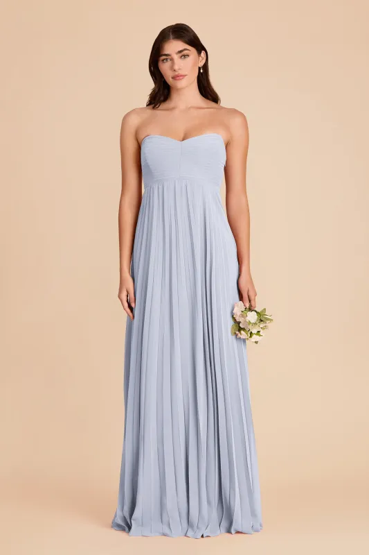 Sasha Chiffon Dress - Ice Blue sold by Birdy Grey