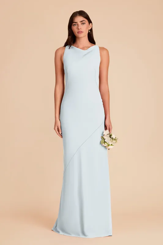 Destiny Chiffon Dress - Mist Blue sold by Birdy Grey