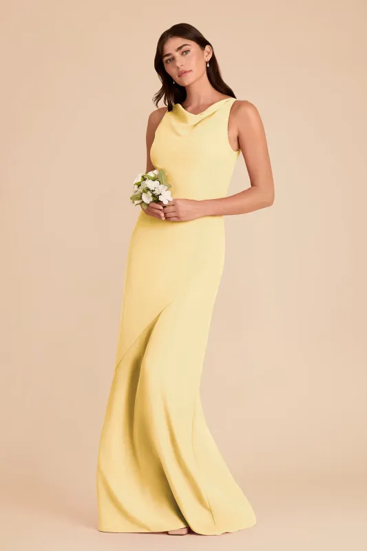 Destiny Chiffon Dress - Lemon Sorbet sold by Birdy Grey