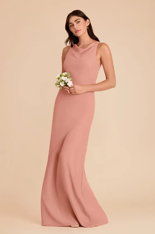 Destiny Chiffon Dress - Dusty Rose made by Birdy Grey