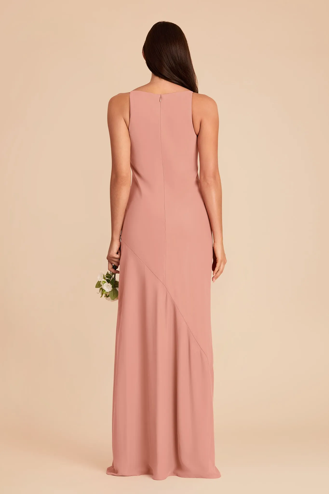 Destiny Chiffon Dress - Dusty Rose sold by Birdy Grey product image thumbnail 5