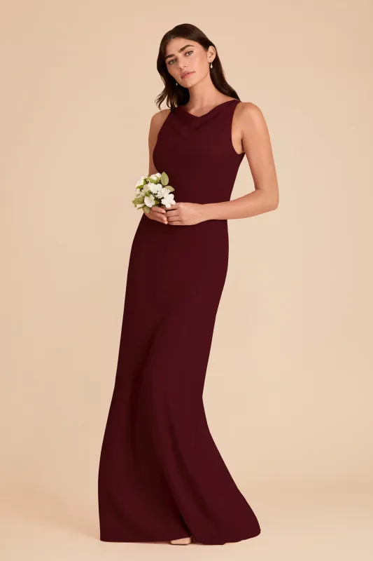Destiny Chiffon Dress - Cabernet sold by Birdy Grey