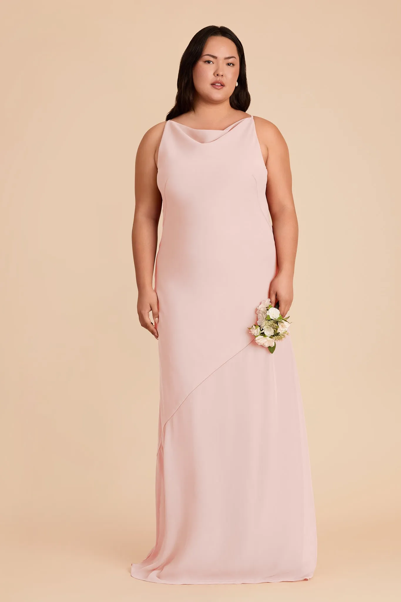 Destiny Chiffon Dress - Blush Pink sold by Birdy Grey product image thumbnail 2