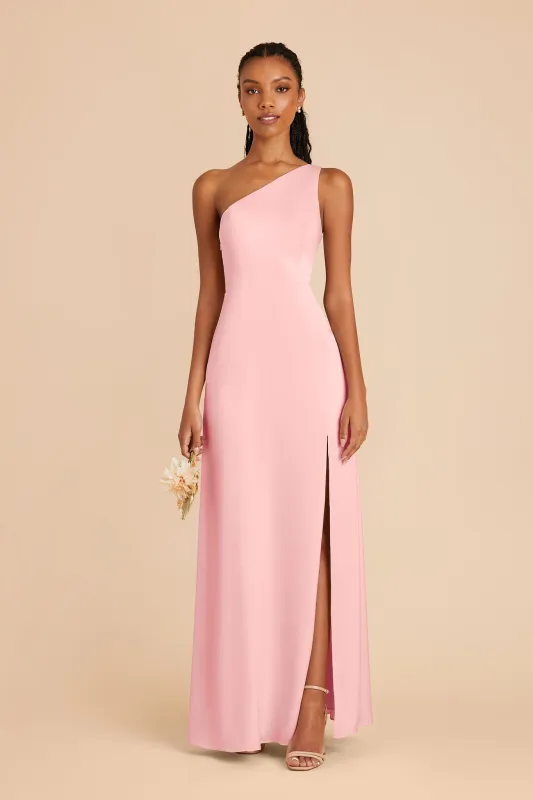 Kira Matte Satin Dress - Bubblegum Pink sold by Birdy Grey